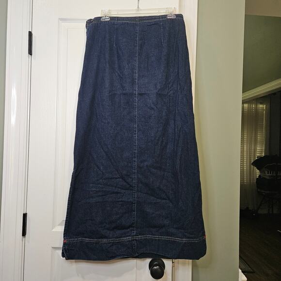 Vanity Jeans Women's Medium Y2K Denim Maxi Skirt - Picture 7 of 7